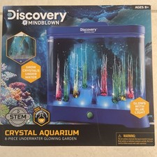 Discovery Mindblown Crystal Aquarium 8-Piece Underwater Glowing Garden