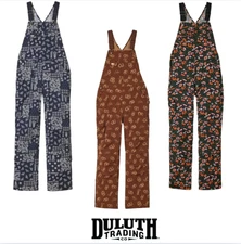 SALE🌟Duluth Women's Heirloom Gardening Bib Overalls Regular Freeship US