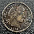 1893 Silver Barber  Dime