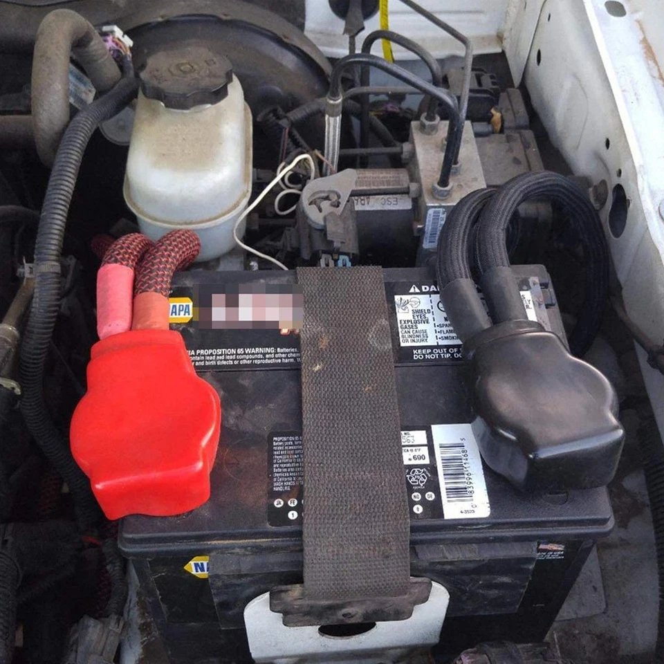 Top Post Battery Terminal Connector Positive Negative End w/Cover for Car Marine - Image 3 of 4