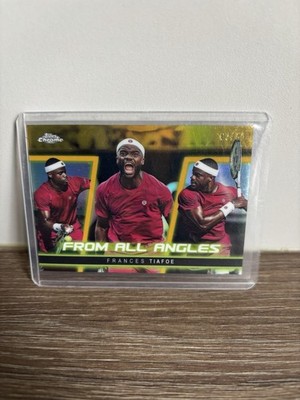 2025 Topps Chrome Tennis #FAA-7 Frances Tiafoe Gold Refractor /50