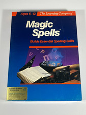 Vintage MAGIC SPELLS Learn Spelling Skills for Apple IIGS - Ages 6-12 TESTED