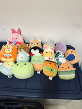 Mixed Lot Plush Stuffed Animals, Includes Pusheen, Mini/Small, Ages 3-5