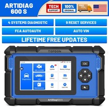 2026 New Launch Topdon Ad600s Free Updates 9 Reset Fca Autoauth Abs Epb Dpf Bms