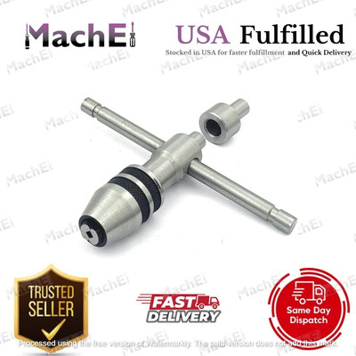 Precision Guiding Tap Wrench, Tool Steel, 1/2'' Capacity, Medium Size, 5.0-8.0 mm