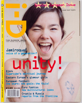 i-D Magazine May 1993 Bjork ビョーク表紙 BJORK Judy Blame JAMIROQUAI i-D MAGAZINE May 1993 Chris Ofili