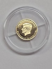 2008 AMERICAN MINT 0.5 gram 14k .585 Gold JOHN F. KENNEDY JFK Coin Token Proof 3359.18 per troy oz