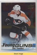 2019-20 Upper Deck Young Guns Silver Foil Joel Farabee #491 READ 1o7y