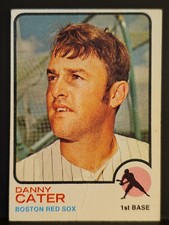 1973 Topps #317 Danny Carter RED SOX