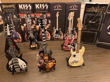Axe Heaven Mini Guitars-Van Halen, KISS, Megadeth, Slayer, Elvis, Lennon-NEW 