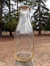Home Dairy San Rafael bouteille de lait quart Californie, Ca, Cal, Calif,