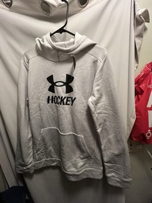 Under Armour Boys' YXL Ice Hockey Hoodie Gray Coats & Jackets