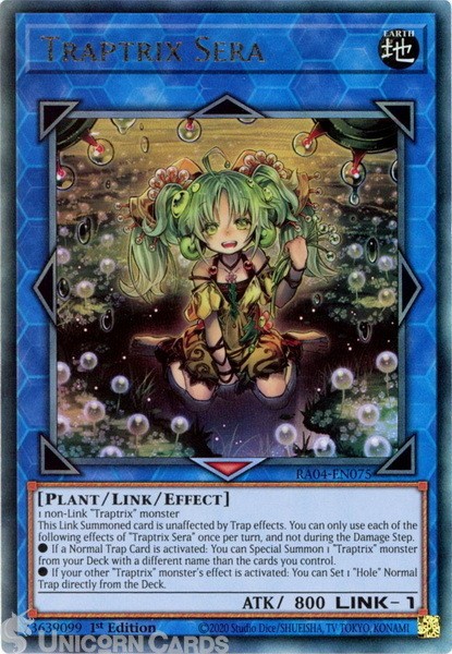 RA04-EN075 Traptrix Sera : Ultimate Rare 1st Edition Mint YuGiOh Card