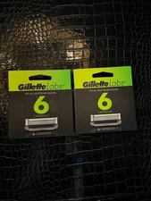 Gillette Labs Razor Blades Refill 6 Cartridges, 2 pack (12 total) NEW in box.