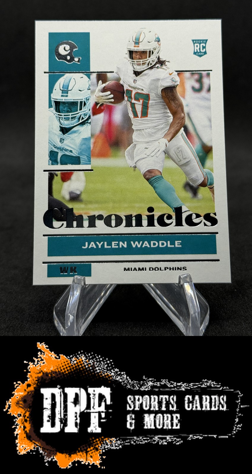 2021 Panini Chronicles Rookie Jaylen Waddle #76 RC Miami Dolphins
