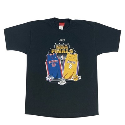 Vintage Reebok 2004 NBA Finals LA Lakers vs Detroit Pistons T