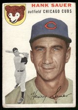 1954 Topps #4 Hank Sauer