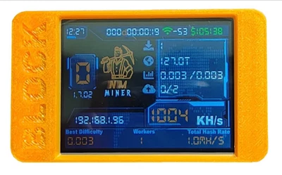 New 1000KH/S!!! Bitcoin Lottery Miner 2.8-Inch **19x Faster than Nerdminer**