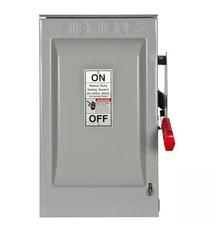 Siemens HF362R 60-Amp 3P 600V NEMA Type 3R Heavy Duty Safety Swich Fusible NEW