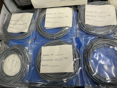 6  SEMICONDUCTOR SENSOR CABLE LENGHT 15FT. #22AWG - PROFESSIONAL MADE - EXEC.