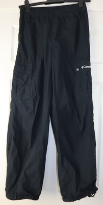 Columbia Herren Cargohose Hose schwarz Gr. S Kordelzug Bund & Saum gut C