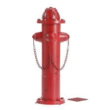 24" H Metal Fire Hydrant for Dogs to Pee On, Vintage Mid  Large Dog Fire Hyd...
