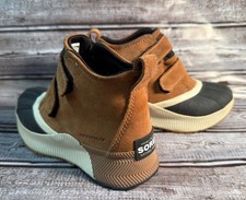 Sorel Out N About Waterproof Snow Boots Size 12 Little Kid Suede