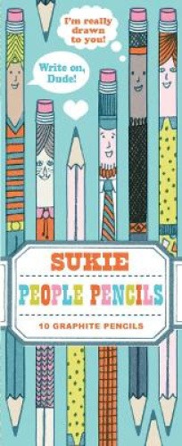 Sukie People Pencils: 10 Graphite Pencils by Sukie [General merchandise]
