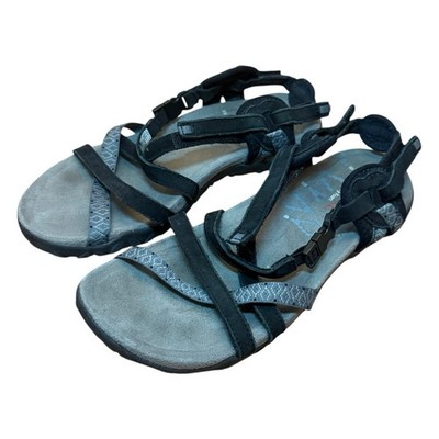 Merrell Terran Lattice II Strappy Slingback Sandals Black Women s Size 5 EU 36