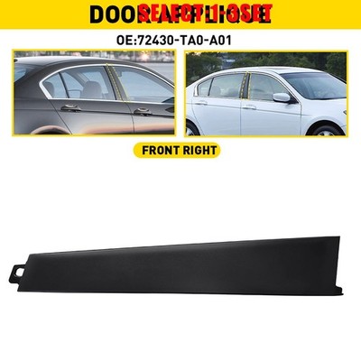 For Honda Accord 08-13 Front RH Passenger Door Pillar Molding 72430-TA0-A01 1-3X