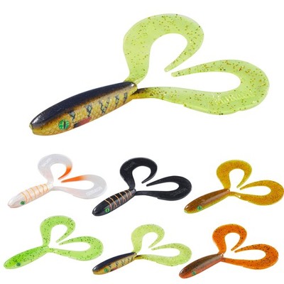 Balzer Zander Collector 12cm 15g Gummifisch UV Twister Doppelschwanz Shad Köder