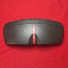 Authentic Prada Linea Rossa Sport Sunglasses Hard Case Matte Black Red Logo