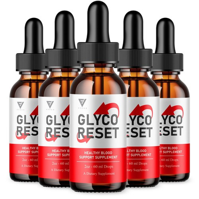 #ad 5 Pack Glyco Reset Drops GlycoReset Premium Blood Support Supplement 10oz $59.95