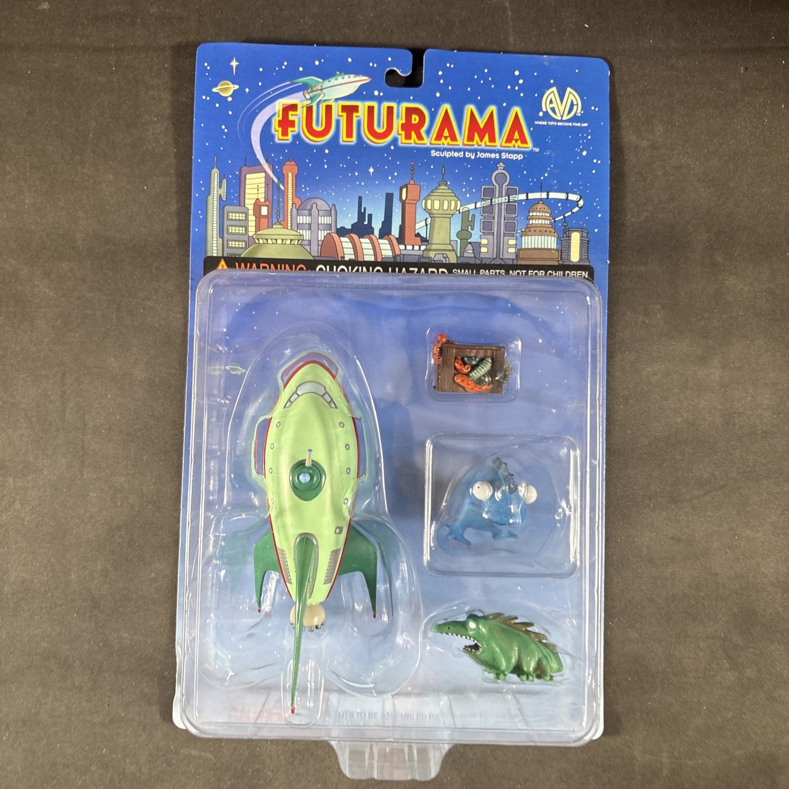 PLANET EXPRESS SHIP MOORE ACTION FIGURE VINTAGE 2000 FUTURAMA NEW
