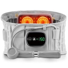 ERHIVORA Decompression Back Belt with Red Light Heating and Massage, Grey