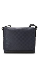 Louis Vuitton Navy Damier Infini District Messenger PM - WGACA
