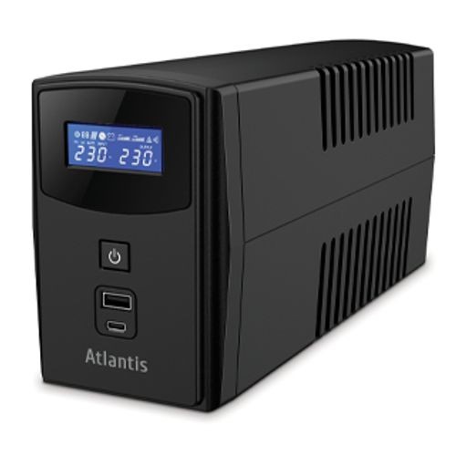 UPS Atlantis A03-S1000P 1000VA 600W | Protezione PC e Server Line Interactive