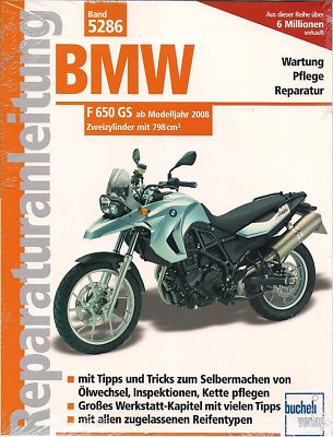 Reparaturanleitung 5286 BMW F 650 GS / F650GS / F650 GS / F 650GS ab BJ 2008 neu