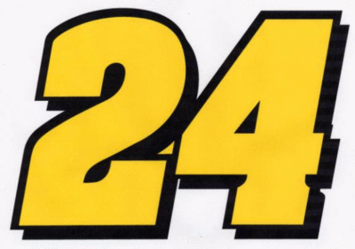 JEFF GORDON #24 Decal racing nascar 003