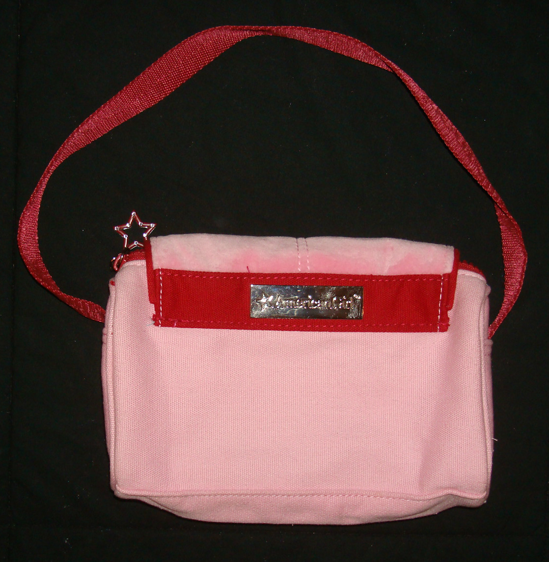 AMERICAN GIRL BAG GIRLS Bath & Both Body Works PURSE Pink Red Star AG