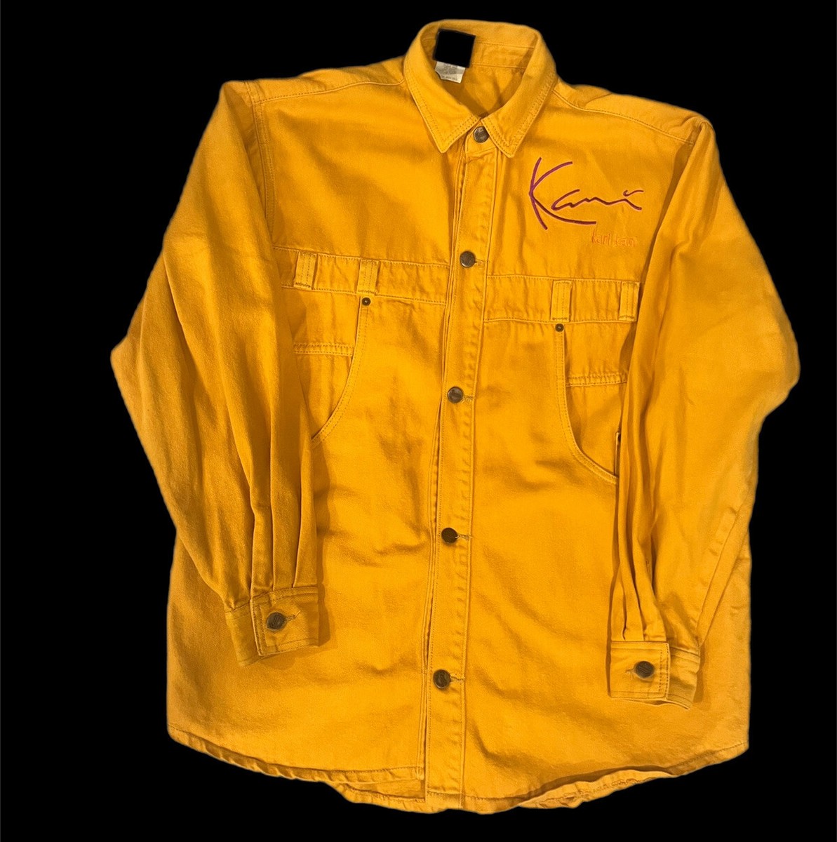 Karl Kani Vintage 1994 Yellow Signature Suit Rare Hip Hop Karl Kani Vintage 1994 Yellow Signature Suit Rare Hip Hop