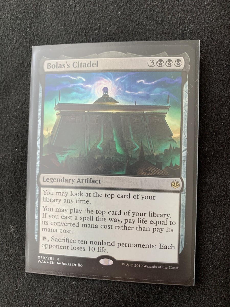 Bolas's Citadel 1x FOIL WAR MTG War of the Spark Rare MINT black artifact Bolas's Citadel 1x FOIL WAR MTG War of the Spark Rare MINT black artifact