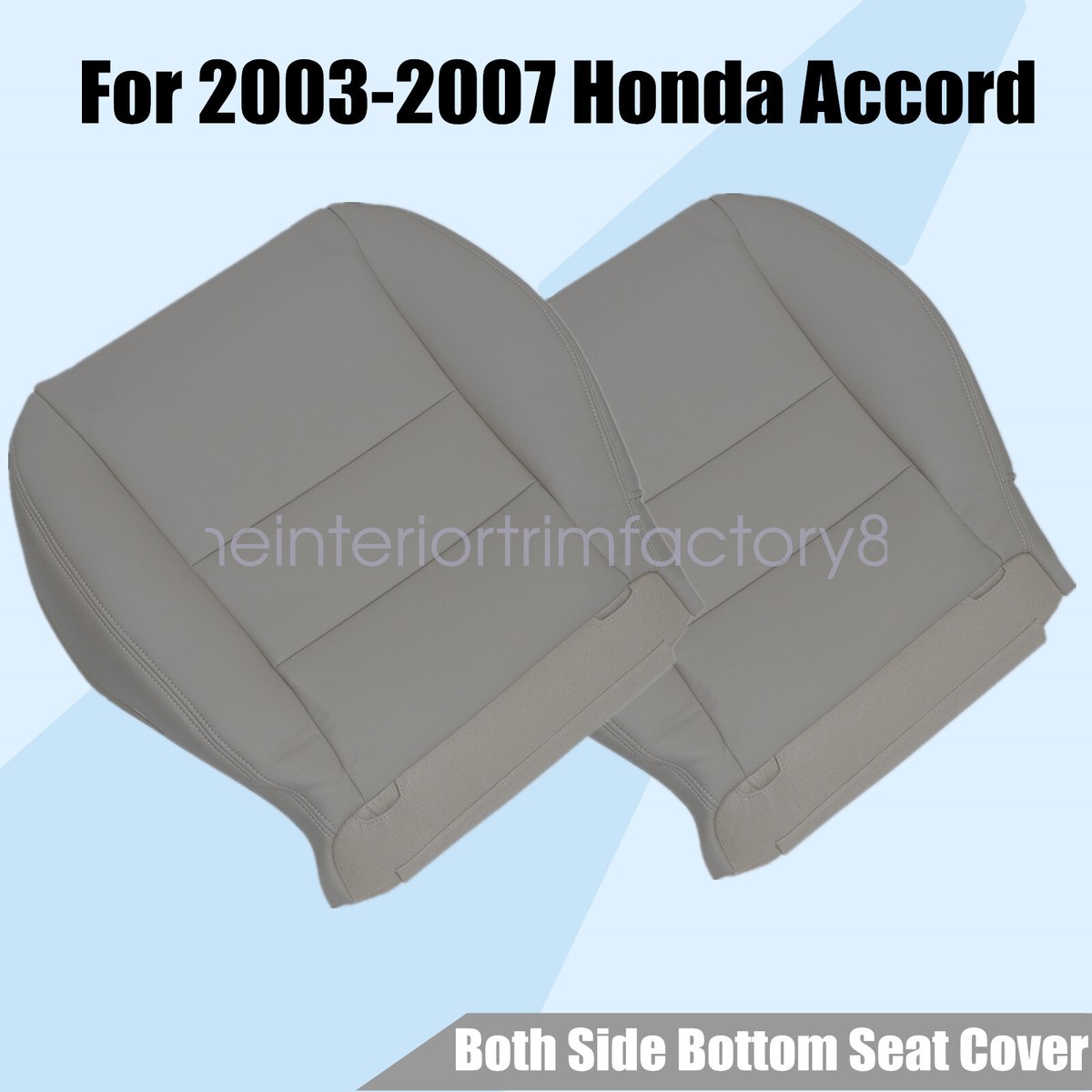 Fits 2003-07 Honda Accord Sedan Driver Passenger Lower Leather