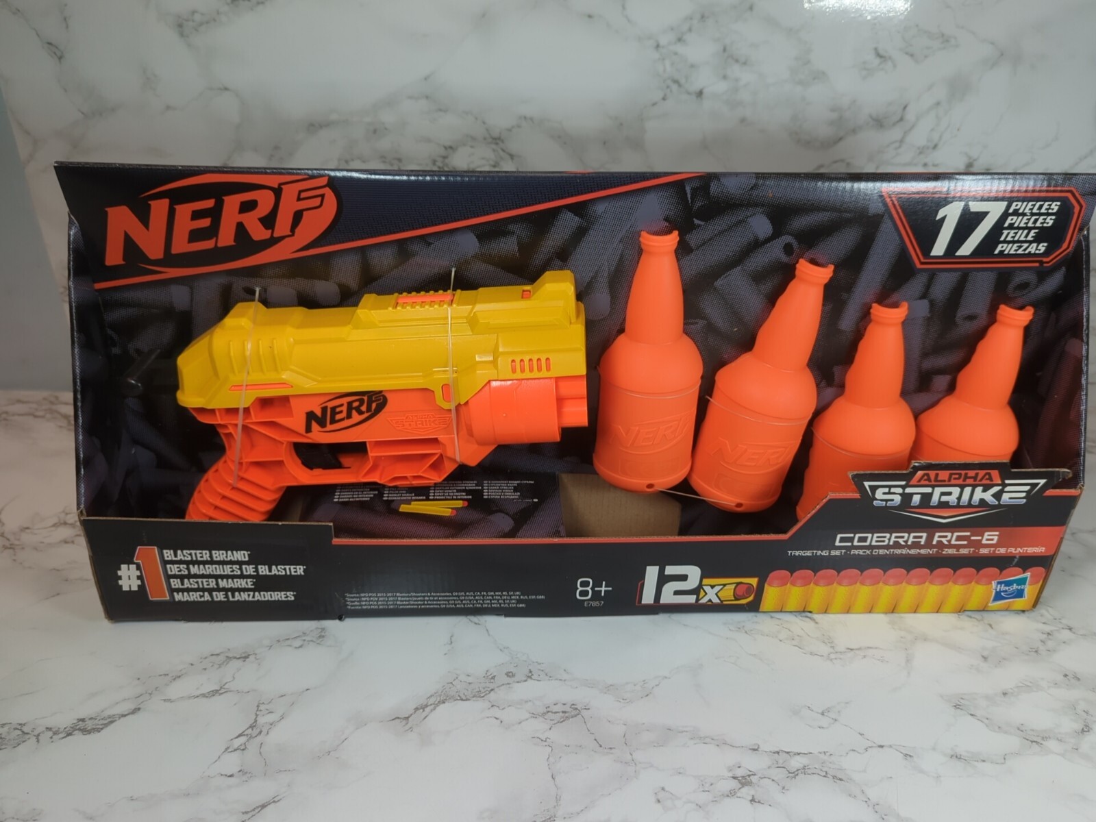Nerf Alpha Strike Brand New Cobra RC-6 Targeting Set Christmas Gift 12 Bullets