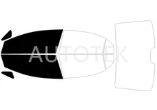 PreCut Film Front Two Door Windows Any Tint Shade % VLT For Acura CSX 2006-2011