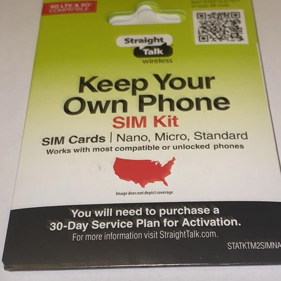 Change Your Phone To Straight Talk Nano 3/1 Nano Phone Sim Card Pin New iPhone - Image 3 of 3