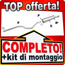 Scarico Completo per PEUGEOT 307 CC 2.0 HDI Cabriolet 2005-2008 Marmitta