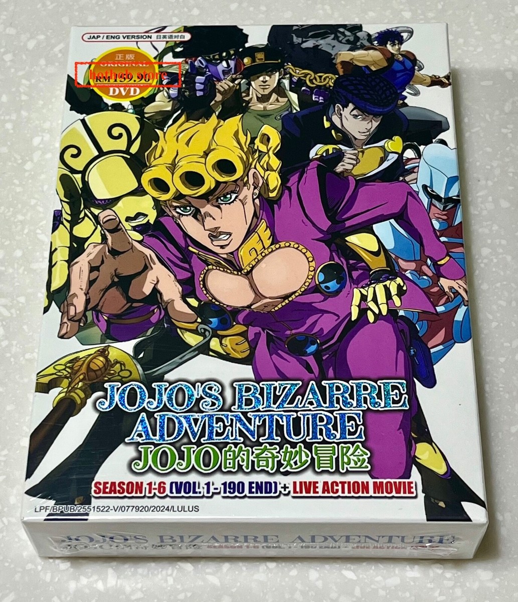 JoJo's Bizarre Adventure (Season 1 - 5 + Live Movie) ~ English