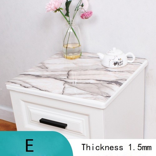 Tablecloth 1.5mm Thick Floral PVC Table Cabinet Protector Waterproof Mat Kitchen - Picture 16 of 17