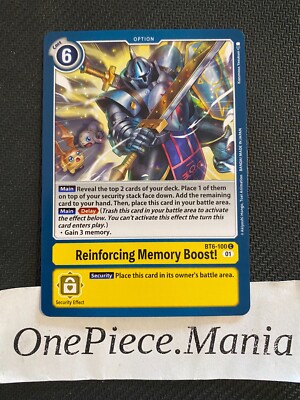 Digimon Card Game Reinforcing Memory Boost! BT6-100 C
